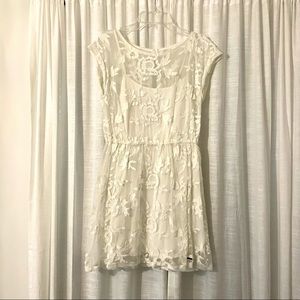 White Lace Dress - Small